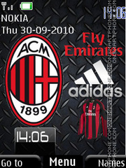 Ac Milan Best theme screenshot