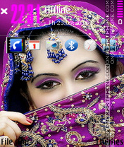 Beautifu face theme screenshot