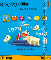 Скриншот темы Doraemon 08