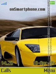 Lamborghini tema screenshot