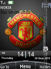 Man United 2010 theme screenshot