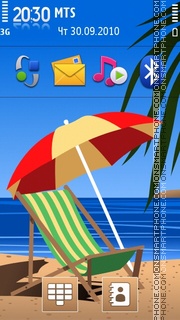 Summertime 2010 theme screenshot