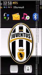 Скриншот темы Juventus