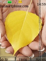 Скриншот темы Yellow Leaves