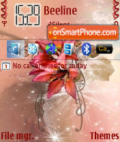 Flower tema screenshot