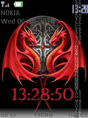 Red Dragons theme screenshot