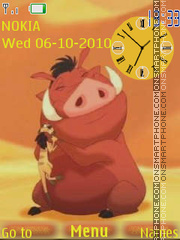 Скриншот темы Timon and Pumba 01