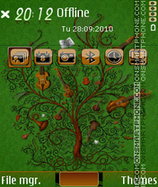 Autumn 2012 tema screenshot