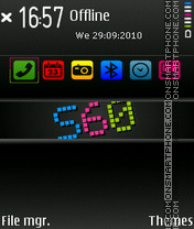 Nokia s60 01 theme screenshot