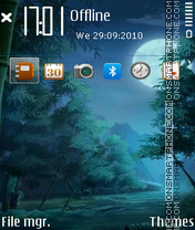 Silent night 01 tema screenshot