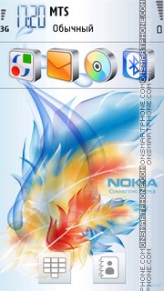 Скриншот темы Nokia Touch