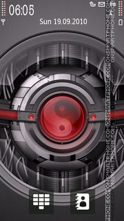 Yin And Yang Techno tema screenshot