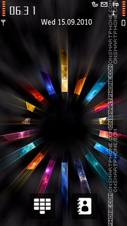 Colorful Cycle theme screenshot