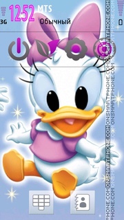 Capture d'écran Daisy Duck thème