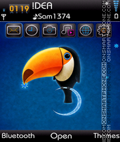 3d Toucan v3 es el tema de pantalla