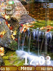 Autumn water tema screenshot