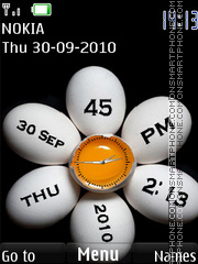 Egg Clock es el tema de pantalla