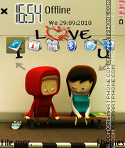 Love you 13 theme screenshot