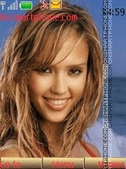 Jessica Alba tema screenshot