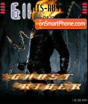 Animated Ghost Rider tema screenshot