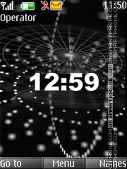 Animated Swf Clock es el tema de pantalla