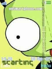 Gir (invader zim) theme screenshot