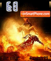 Animated GhostRider es el tema de pantalla