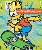 Bart Simpson tema screenshot