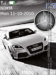 Audi TT Clock es el tema de pantalla