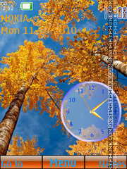 Birch Clock es el tema de pantalla