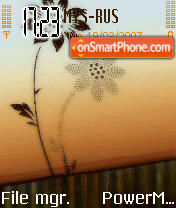 Flower tema screenshot