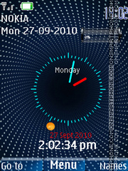 Nokia Infiniti Clock theme screenshot