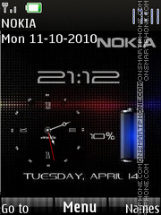 Nokia mobile es el tema de pantalla