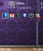 Purple woods es el tema de pantalla