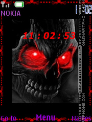 Skull 13 tema screenshot