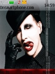 Скриншот темы Marilyn Manson 03