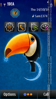 Toucan S^3 es el tema de pantalla