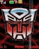 Transformers Autobot tema screenshot