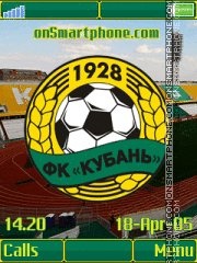 Capture d'écran FC Kuban K850 thème
