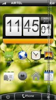 Homescreen Android tema screenshot