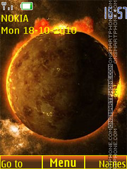 Fire Planet es el tema de pantalla