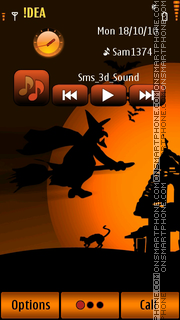 Halloween v5 tema screenshot