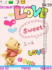 Скриншот темы Sweet Love 04