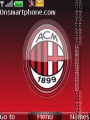 Capture d'écran New Ac Milan thème