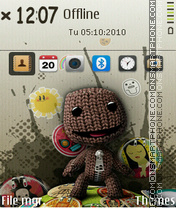 Скриншот темы Little big planet