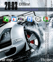 Nissan 350z 12 theme screenshot