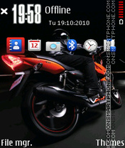 Nice Bike 03 theme screenshot