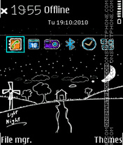 My pencil inverted es el tema de pantalla