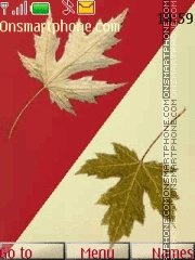 Maples leaf theme screenshot