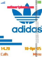 Adidas tema screenshot